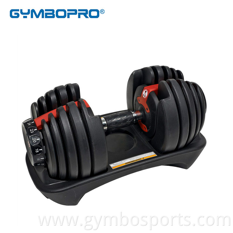 Home Fitness Equipment Hex Rubber Custom New Adjustable Dumbbells